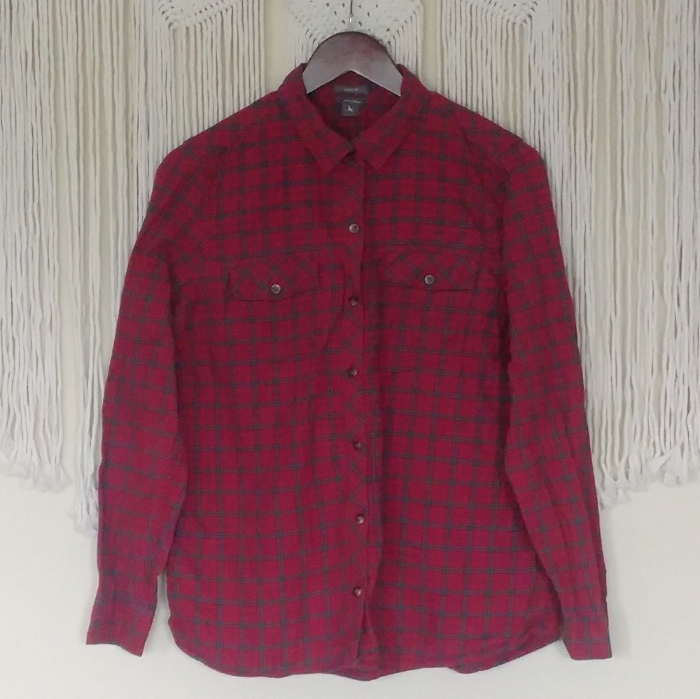 Eddie Bauer Flannel Button-Down